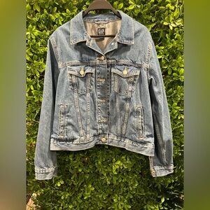 GAP Women's Classic Blue Jean Jacket XL